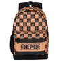 One Piece Mochila HS PLUS Camel de Alta Resistencia Repelente a Líquidos con Compartimento Acolchado y Bolsillo de Seguridad