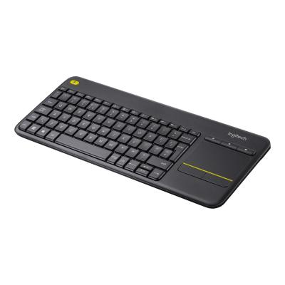 Logitech K400 Plus Teclado Inalámbrico con Touchpad Negro QWERTY US International