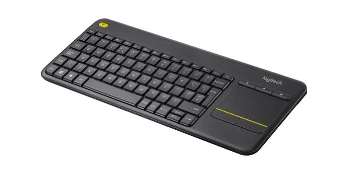 Logitech K400 Plus Teclado Inalámbrico con Touchpad Negro QWERTY US International Logitech K400 Plus Teclado Inalámbrico con Touchpad Negro QWERTY US International