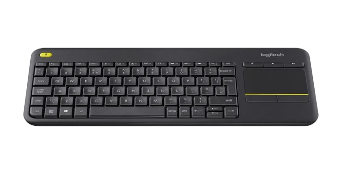 Logitech K400 Plus Teclado Táctil Inalámbrico QWERTY US International Negro Logitech K400 Plus Teclado Táctil Inalámbrico QWERTY US International Negro