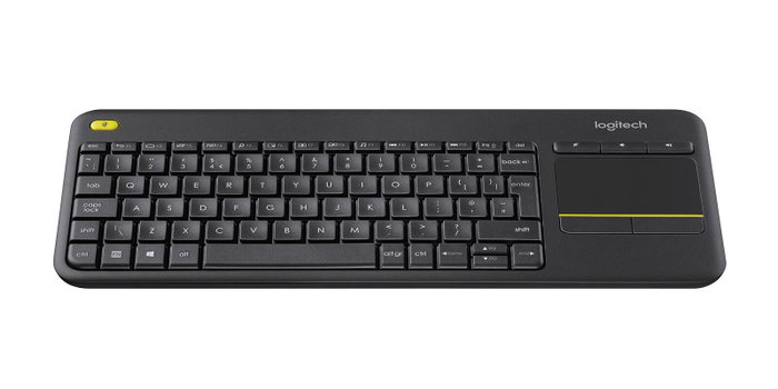 Logitech K400 Plus Teclado Táctil Inalámbrico QWERTY US International Negro Logitech K400 Plus Teclado Táctil Inalámbrico QWERTY US International Negro