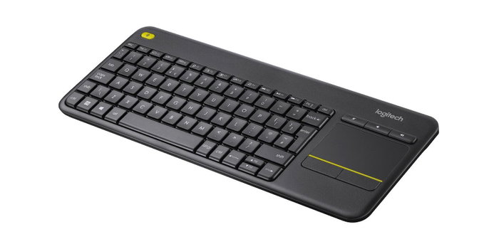 Logitech K400 Plus Teclado Táctil Inalámbrico QWERTY US International Negro Logitech K400 Plus Teclado Táctil Inalámbrico QWERTY US International Negro