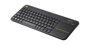 Logitech K400 Plus Teclado Táctil Inalámbrico QWERTY US International Negro