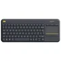 Logitech K400 Plus Teclado Inalámbrico con Panel Táctil QWERTY Polaco USB Negro