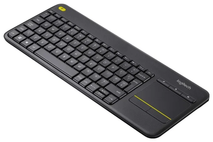 Logitech K400 Plus Teclado Inalámbrico con Panel Táctil QWERTY Polaco USB Negro