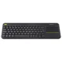 Logitech K400 Plus Teclado Inalámbrico con Panel Táctil QWERTY Polaco USB Negro