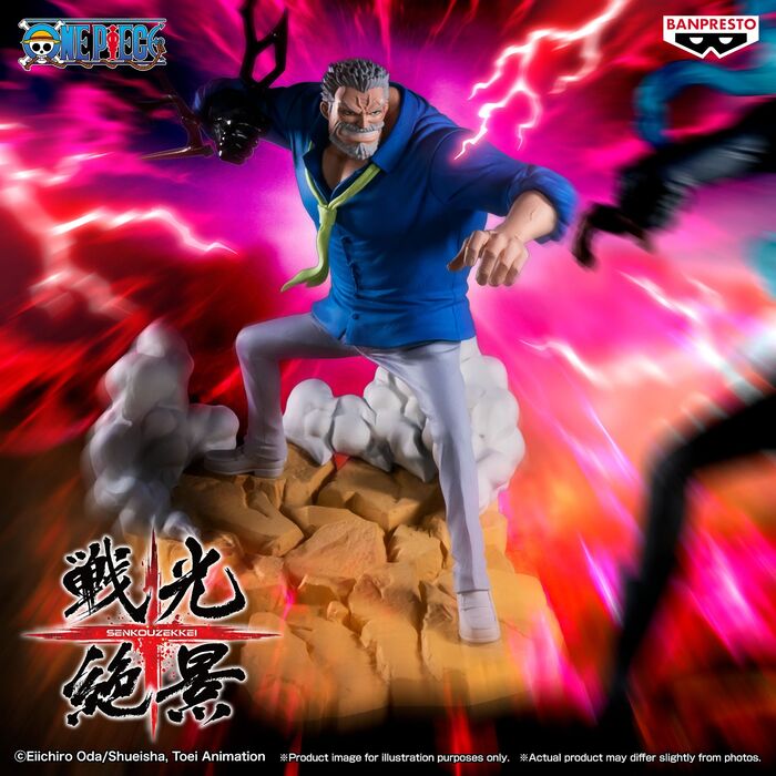 Banpresto Figura One Piece Senkozekkei Monkey D. Garp 19cm