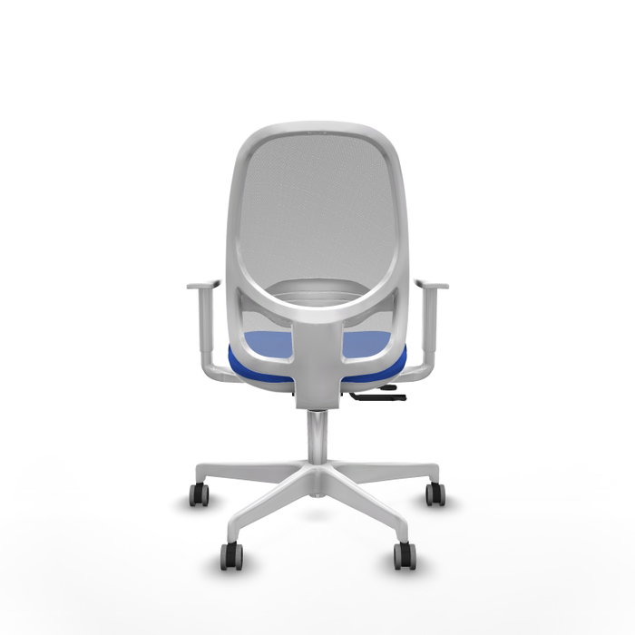 PIQUERAS Y CRESPO Silla de oficina Cilanco con mecanismo Sincro/Traslack Azul y Gris