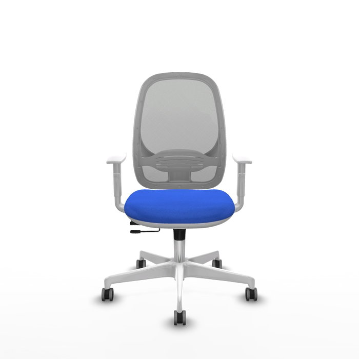 PIQUERAS Y CRESPO Silla de oficina Cilanco con mecanismo Sincro/Traslack Azul y Gris