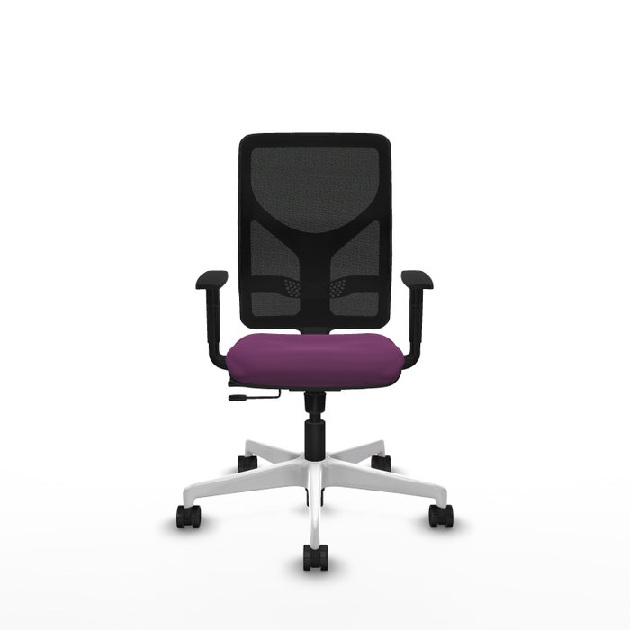PIQUERAS Y CRESPO Silla de oficina Motilla Morado y Negro PIQUERAS Y CRESPO Silla de oficina Motilla Morado y Negro