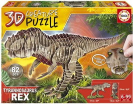 EDUCA BORRAS T REX CREATURE PUZZLE 3D