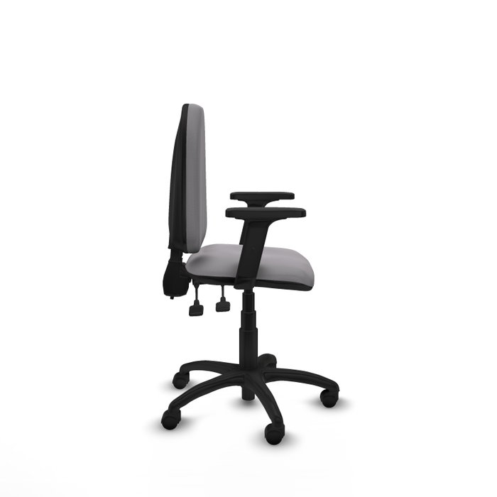 PIQUERAS Y CRESPO Silla de oficina Aýna Gris con Brazos 2D
