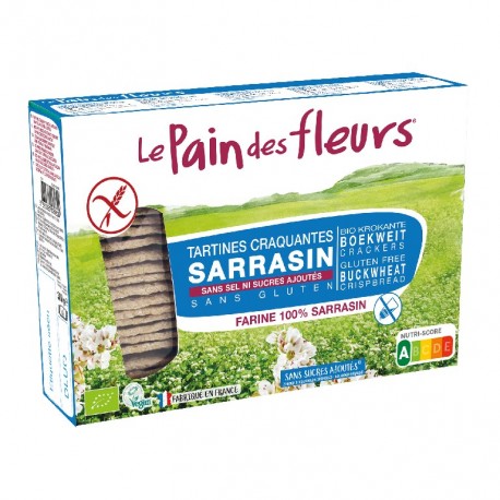 LE PAIN DES FLEURS Cracker Trigo Sarraceno Bio Sin Sal 300g