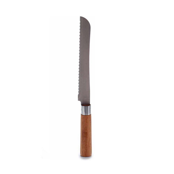 Cuchillo de Sierra Kinvara Bambú Acero Inoxidable 2,8 x 2,5 x 32 cm 32 x 2,5 x 3 cm (12 Unidades)