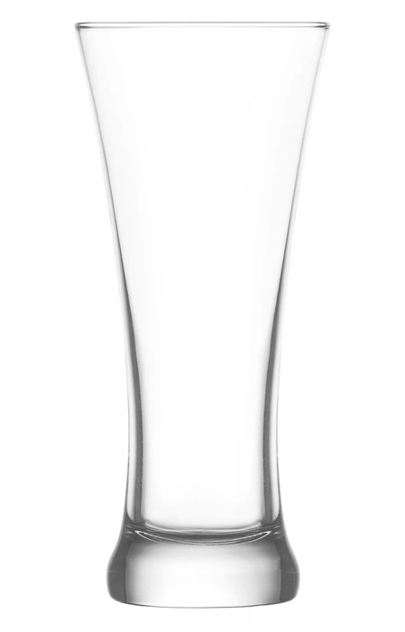 Lav Set de 6 Vasos para Cerveza "Sor", 380 cc / 0.38 L, Dimensiones: 8.2 x 8.2 x 18.5 cm, Peso: 354 g por vaso, Colección Vasos Lav (4 Cajas)