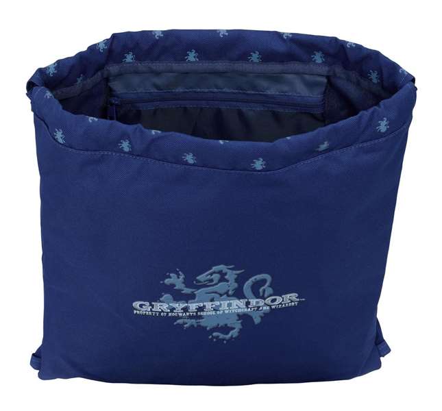 Bolsa Mochila con Cuerdas Harry Potter Captain Azul marino 35 x 40 x 1 cm