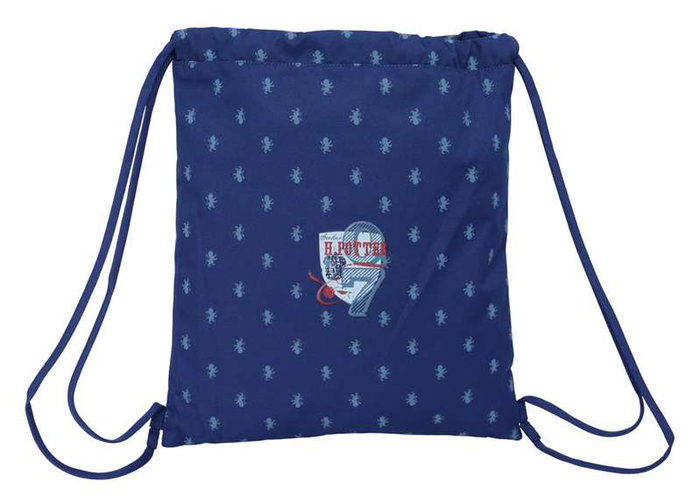Bolsa Mochila con Cuerdas Harry Potter Captain Azul marino 35 x 40 x 1 cm