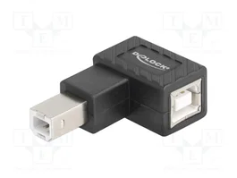 DeLOCK 67206 Adaptador USB Tipo-B Macho a Tipo-B Hembra Angular 90° Derecha
