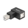 DeLOCK 67206 Adaptador USB Tipo-B Macho a Tipo-B Hembra Angular 90° Derecha