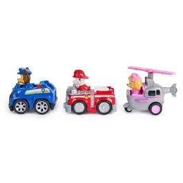 Spin Master SPI681147024854 Pack de 3 Vehículos de Fricción Retro Paw Patrol