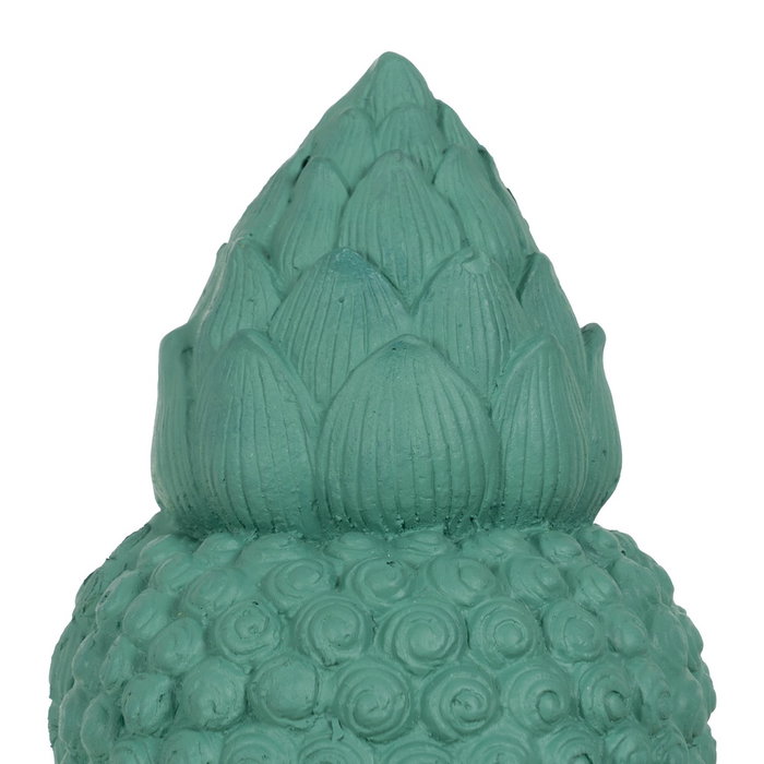 Escultura Buda Turquesa Resina 56 X 42 X 88 cm Escultura Buda Turquesa Resina 56 X 42 X 88 cm