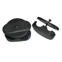 Klickfix FIX II Juego de fijaciones para cesta malla estrecha negro