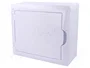 ELEKTRO-PLAST NASIELSK Carcasa para aparatos modulares ECONOMIC BOX de 8 módulos, blanca