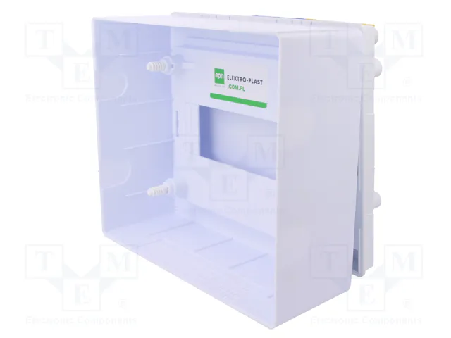 ELEKTRO-PLAST NASIELSK Carcasa para aparatos modulares ECONOMIC BOX de 8 módulos, blanca ELEKTRO-PLAST NASIELSK Carcasa para aparatos modulares ECONOMIC BOX de 8 módulos, blanca