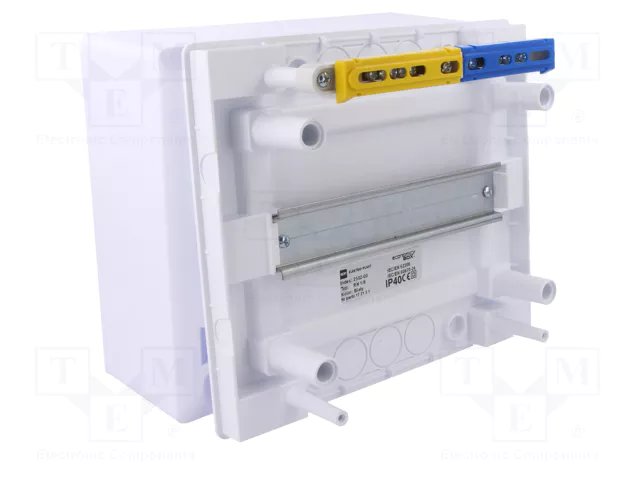 ELEKTRO-PLAST NASIELSK Carcasa para aparatos modulares ECONOMIC BOX de 8 módulos, blanca ELEKTRO-PLAST NASIELSK Carcasa para aparatos modulares ECONOMIC BOX de 8 módulos, blanca
