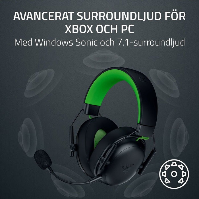 Razer BlackShark V3 X HyperSpeed para Xbox - Negro, Verde