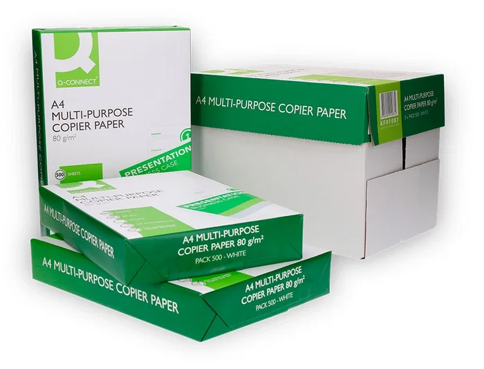 Q-Connect Papel Fotocopiadora Economy Din A4 80 Gramos Paquete de 500 Hojas