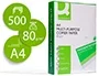 Q-Connect Papel Fotocopiadora Economy Din A4 80 Gramos Paquete de 500 Hojas