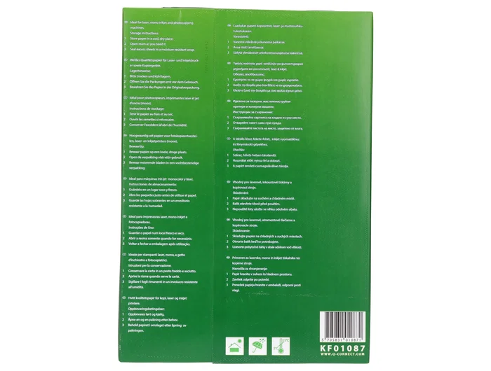 Q-Connect Papel Fotocopiadora Economy Din A4 80 Gramos Paquete de 500 Hojas