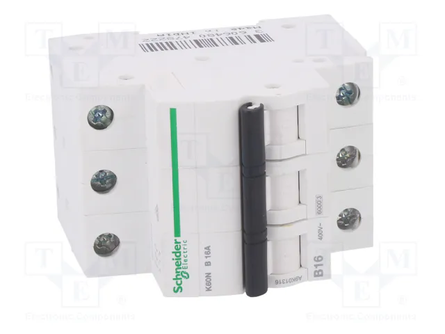 SCHNEIDER ELECTRIC Interruptor magnetotérmico ACTI9 K60N 16A 3P 6kA SCHNEIDER ELECTRIC Interruptor magnetotérmico ACTI9 K60N 16A 3P 6kA