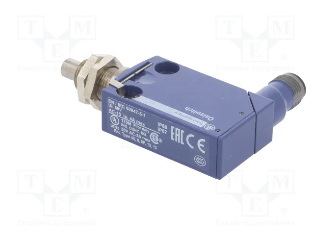 TELEMECANIQUE SENSORS Interruptor de fin de carrera XCMD21F0C12 con espárrago Ø7mm