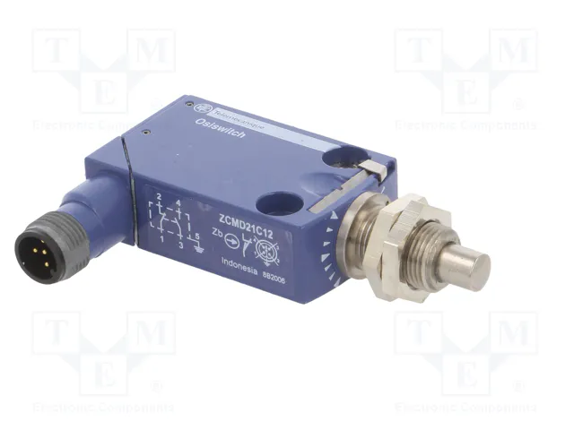 TELEMECANIQUE SENSORS Interruptor de fin de carrera XCMD21F0C12 con espárrago Ø7mm