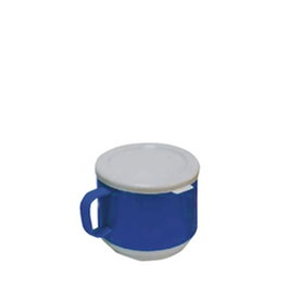 AMC Politray Taza Térmica Azul de Polipropileno 25 cl / 7.6 cm de Alto (Set de 20)