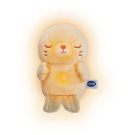 V-Tech Pequefoca Dormilona Luz de Noche 80-592822, Peluche Luminoso con Melodías para Dormir