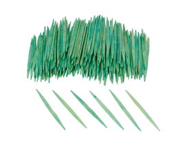 Innspiro Palillos planos verde 65mm 250u