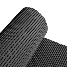 Exma Rollo alfombra multiuso antideslizante aqua-mat basic negro 65 cm x 15 m