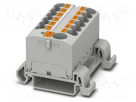 PHOENIX CONTACT PTFIX 10/12X4-NS35A GY Conector de Carril de 13 Bornas