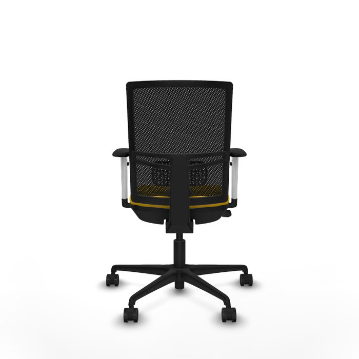PIQUERAS Y CRESPO Silla de oficina Yunquera con mecanismo Sincro/Traslack, Amarillo y Negro PIQUERAS Y CRESPO Silla de oficina Yunquera con mecanismo Sincro/Traslack, Amarillo y Negro