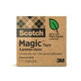 Scotch Magic Cinta Adhesiva Invisible de Origen Vegetal 19 mm x 30 m