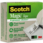 Scotch Magic Cinta Adhesiva Invisible de Origen Vegetal 19 mm x 30 m