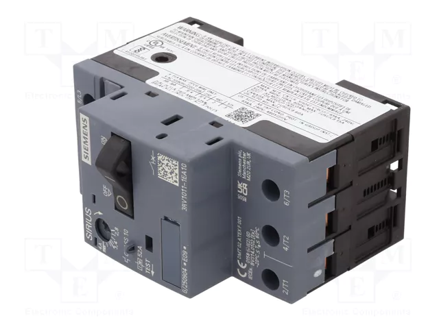 SIEMENS 3RV1011-1EA10 Interruptor motorizado 1,5kW 220÷690VAC