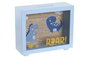 DKD Home Decor Hucha MDF Dinosaurio Azul 20x7x17 cm