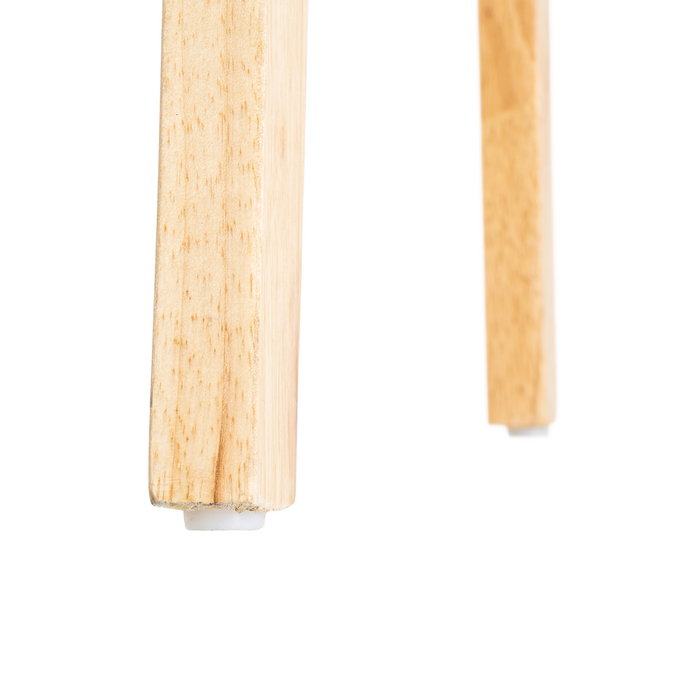 Taburete Natural Madera 45 X 46 X 106 cm (Set de 2)