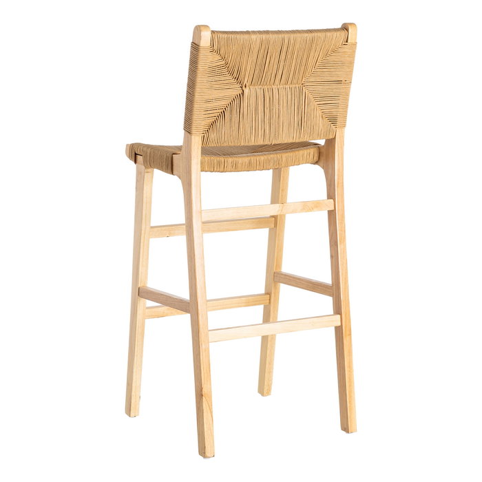 Taburete Natural Madera 45 X 46 X 106 cm (Set de 2)