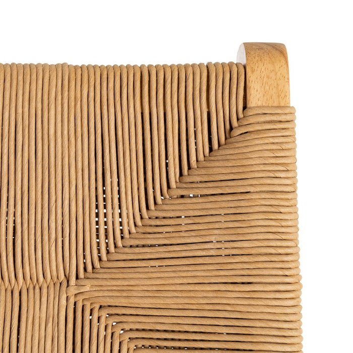 Taburete Natural Madera 45 X 46 X 106 cm (Set de 2)