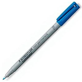 Staedtler Lumocolor 316 F Rotulador No Permanente Punta Fina Azul Set 10 Unidades (Set de 10)